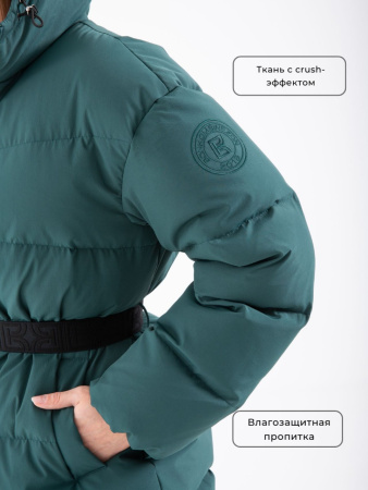 Пуховик женский зимний CRUSH Изумрудный